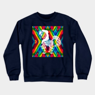 love unicorn ecopop pattern Crewneck Sweatshirt